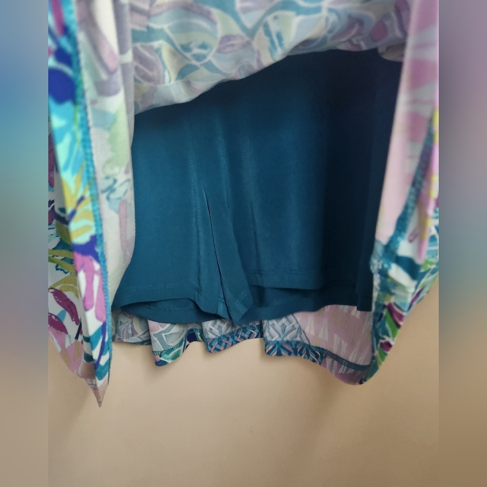 Women's Susan Graver Courtside Social Athletic Dress Sz Petite Large - Picture 7 of 9